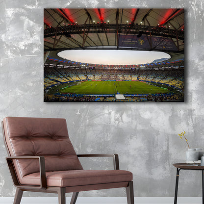 Maracana Stadium 2019, Stadium Canvas, Sport Art, Gift for him, Man Cave Decor, Art Print, Canvas Print Wall Art