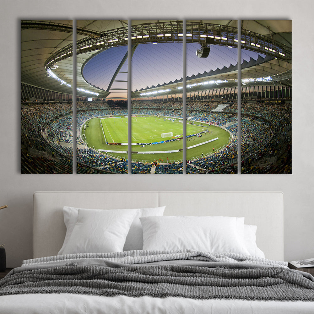 Maracana Stadium Fifa Games, Stadium Canvas, Sport Art, 5 Panel B, Extra Large Canvas, Canvas Print Wall Art