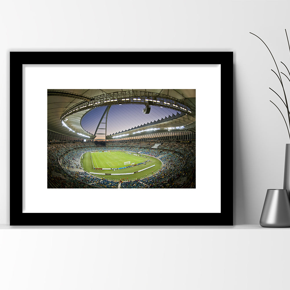 Maracana Stadium Fifa Games, Stadium Canvas, Sport Art, Gift for him, White Border Framed Art Print Wall Decor