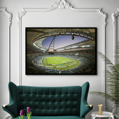 Maracana Stadium Fifa Games, Stadium Canvas, Sport Art, Gift for him, Framed Art Print Wall Decor, Picture Framed