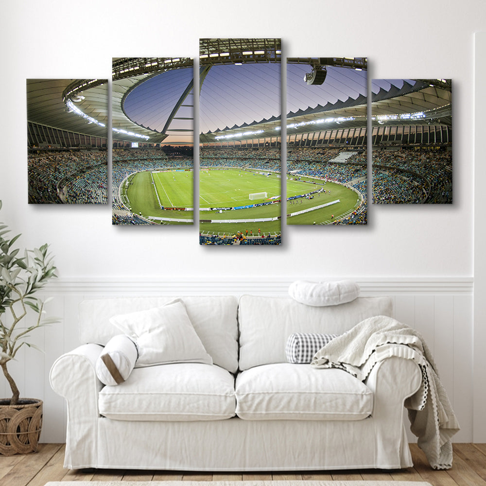 Maracana Stadium Fifa Games, Stadium Canvas, Sport Art, Gift for him, 5 Panel, Large Canvas, Canvas Print Wall Art