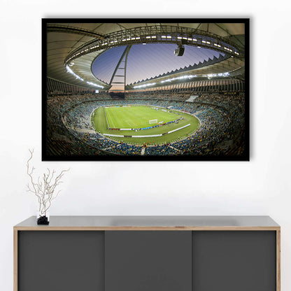 Maracana Stadium Fifa Games, Stadium Canvas, Sport Art, Gift for him, Framed Art Print Wall Decor, Picture Framed