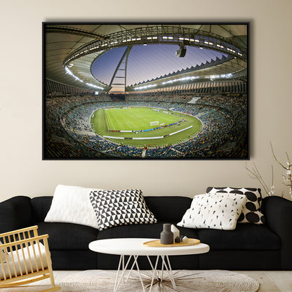 Maracana Stadium Fifa Games, Stadium Canvas, Sport Art, Framed Canvas Print Wall Art, Floating Frame