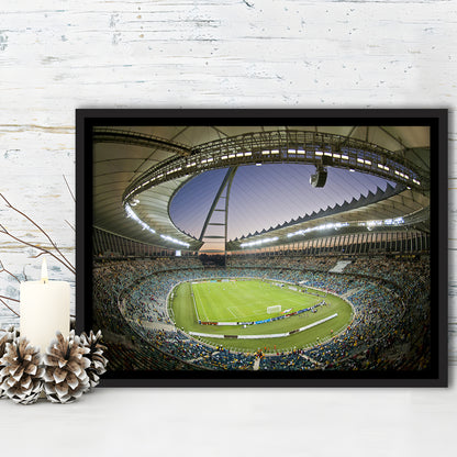 Maracana Stadium Fifa Games, Stadium Canvas, Sport Art, Framed Canvas Print Wall Art, Floating Frame