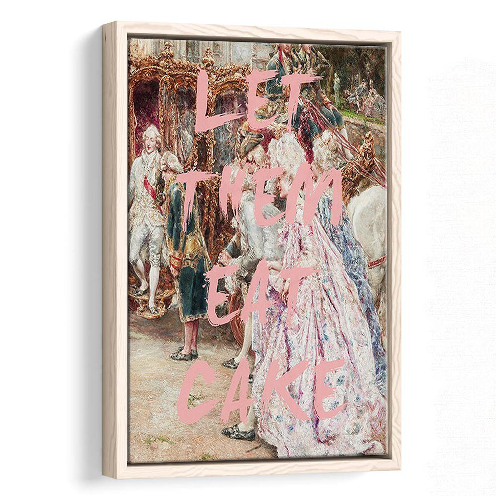 Marie Antoinette Print, Altered Art Wall Art Art Pink Print, Framed Canvas Prints Wall Art