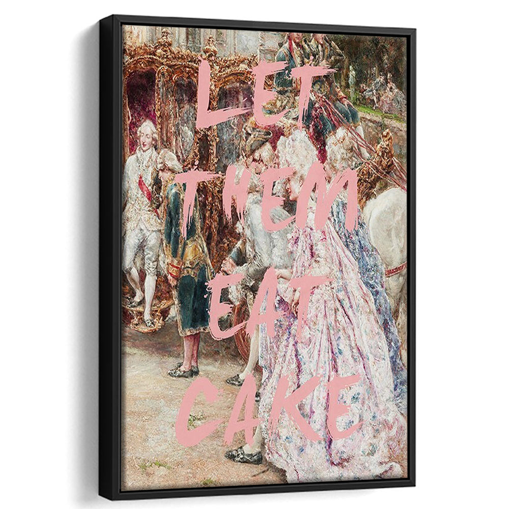 Marie Antoinette Print, Altered Art Wall Art Art Pink Print, Framed Canvas Prints Wall Art