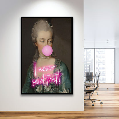 Marie Antoinette Print Wall Art Pink Wall Print, Framed Picture Print,, Framed Art Prints Wall Decor