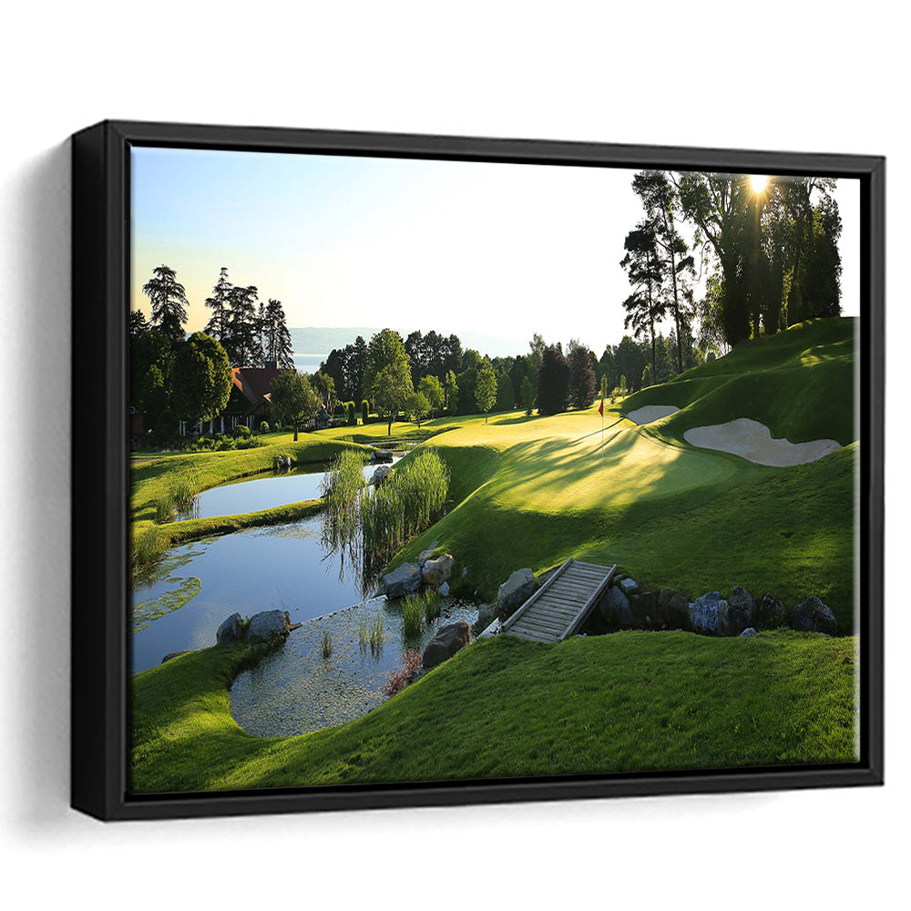 Marine Text Strand Albatros Golf Solutions Zwei Grad Opiate Blase, Floating Framed Canvas Print Wall Art
