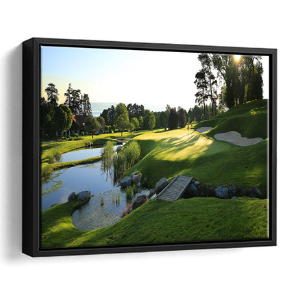 Marine Text Strand Albatros Golf Solutions Zwei Grad Opiate Blase, Floating Framed Canvas Print Wall Art