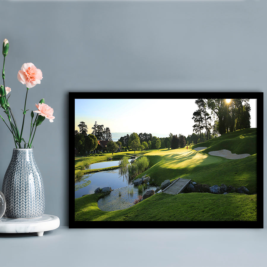 Marine Text Strand Albatros Golf Solutions Zwei Grad Opiate Blase, Framed Art Print Wall Decor, Picture Framed