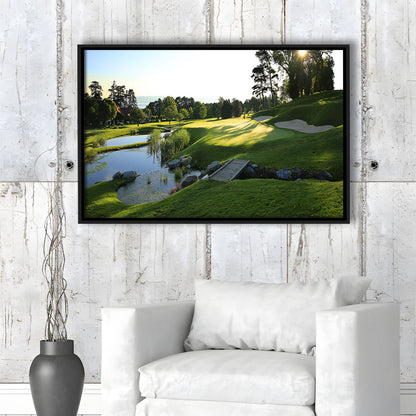 Marine Text Strand Albatros Golf Solutions Zwei Grad Opiate Blase, Floating Framed Canvas Print Wall Art