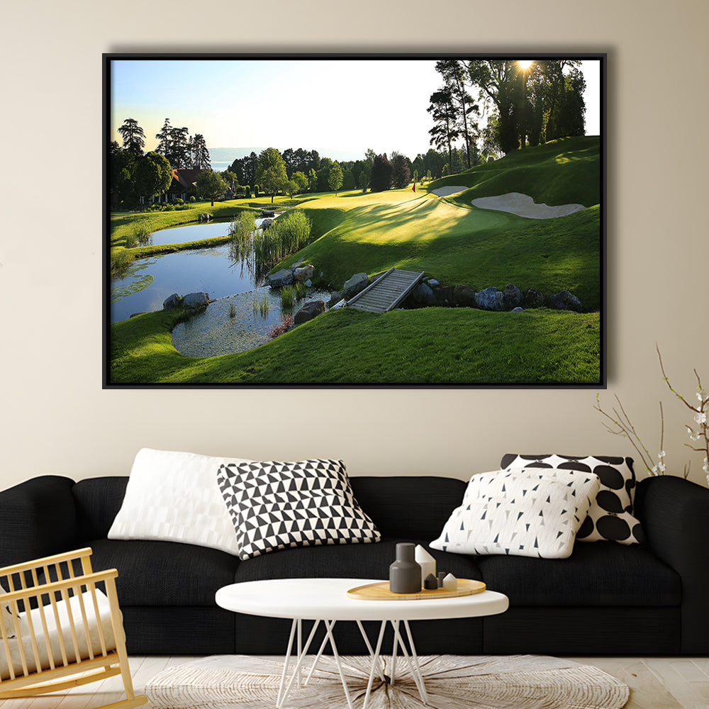 Marine Text Strand Albatros Golf Solutions Zwei Grad Opiate Blase, Floating Framed Canvas Print Wall Art
