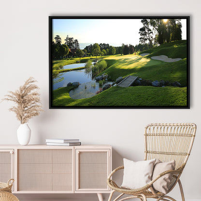 Marine Text Strand Albatros Golf Solutions Zwei Grad Opiate Blase, Floating Framed Canvas Print Wall Art