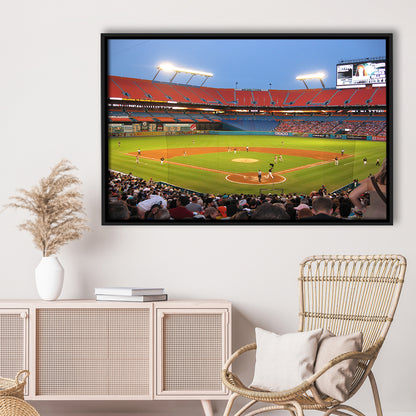 Marlins, Stadium Canvas, Sport Art, Framed Canvas Print Wall Art, Floating Frame