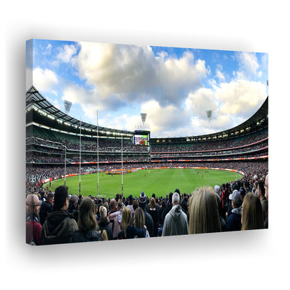 Melbourne Cricket Ground, Stadium Canvas, Sport Art, Fan Gifts, Man Cave Decor, Art Print, Canvas Print Wall Art