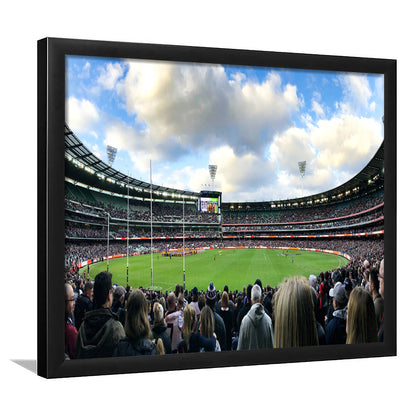 Melbourne Cricket Ground, Stadium Canvas, Sport Art, Fan Gifts, Framed Art Print Wall Decor, Picture Framed