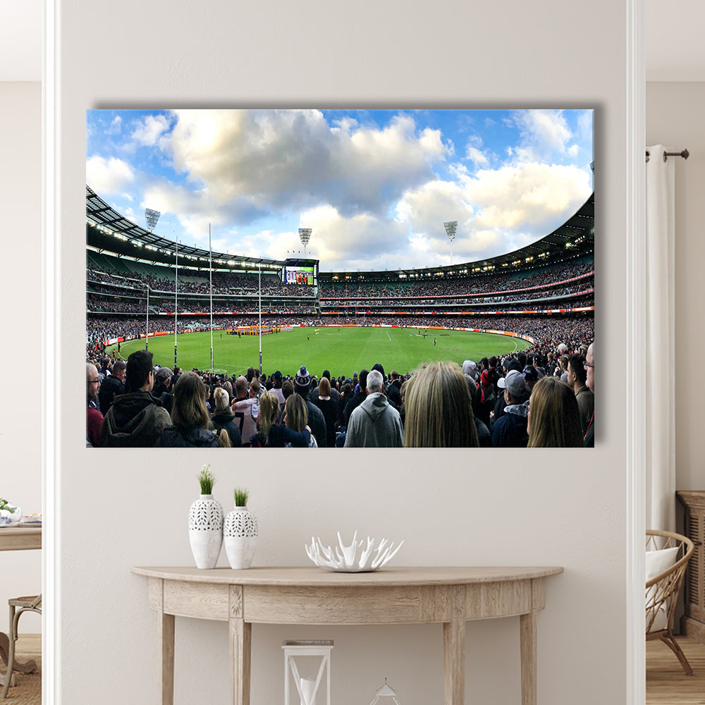 Melbourne Cricket Ground, Stadium Canvas, Sport Art, Fan Gifts, Man Cave Decor, Art Print, Canvas Print Wall Art