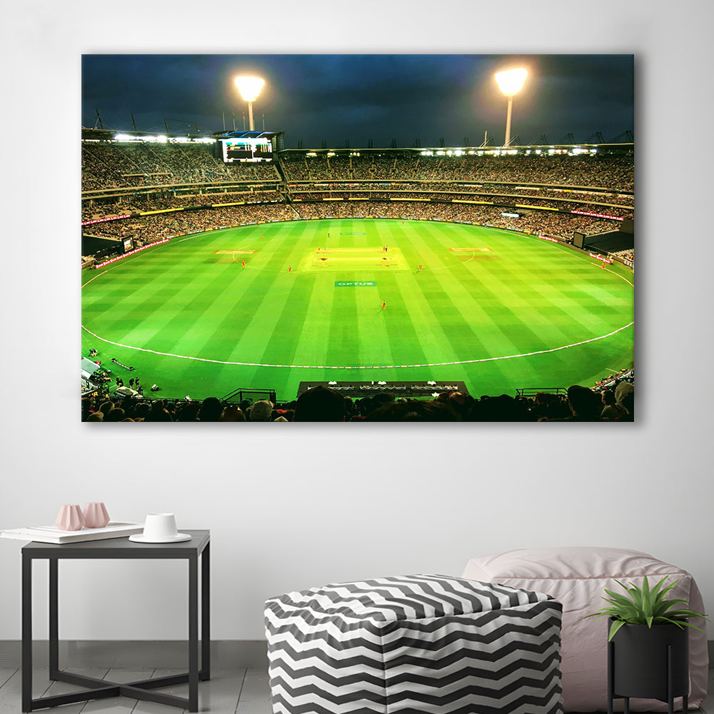 Melbourne Cricket Ground, Stadium Canvas, Sport Art, Gift for him, Man Cave Decor, Art Print, Canvas Print Wall Art