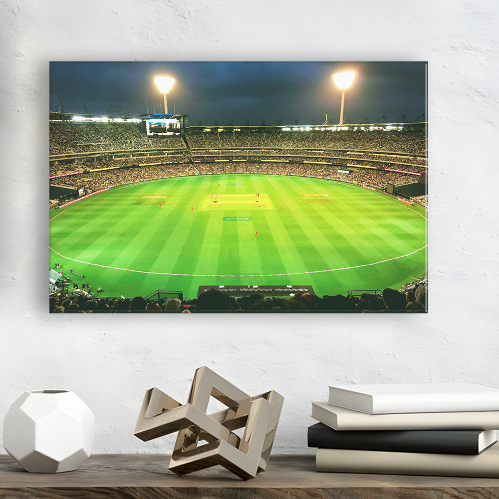 Melbourne Cricket Ground, Stadium Canvas, Sport Art, Gift for him, Man Cave Decor, Art Print, Canvas Print Wall Art