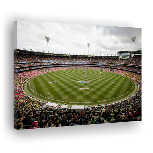 Melbourne Cricket Ground Stadium, Stadium Canvas, Sport Art, Gift for him, Man Cave Decor, Art Print, Canvas Print Wall Art