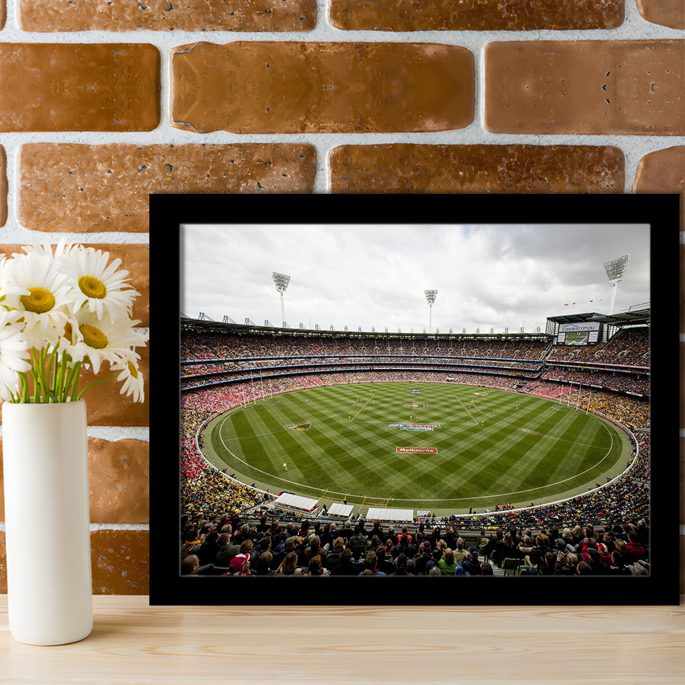 Melbourne Cricket Ground Stadium, Stadium Canvas, Sport Art, Gift for him, Framed Art Print Wall Decor, Picture Framed