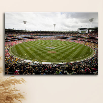 Melbourne Cricket Ground Stadium, Stadium Canvas, Sport Art, Gift for him, Man Cave Decor, Art Print, Canvas Print Wall Art