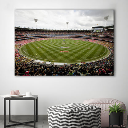 Melbourne Cricket Ground Stadium, Stadium Canvas, Sport Art, Gift for him, Man Cave Decor, Art Print, Canvas Print Wall Art