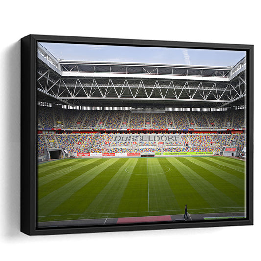 Merkur Spiel Arena, Stadium Canvas, Sport Art, Framed Canvas Print Wall Art, Floating Frame