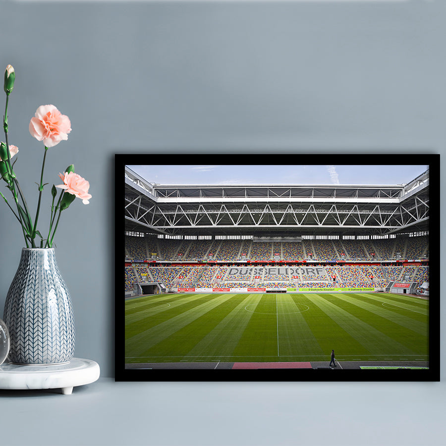 Merkur Spiel Arena, Stadium Canvas, Sport Art, Gift for him, Framed Art Print Wall Decor, Picture Framed