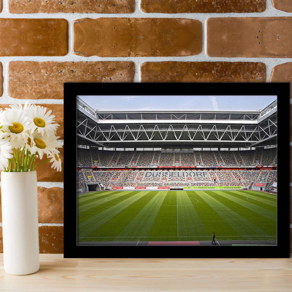 Merkur Spiel Arena, Stadium Canvas, Sport Art, Gift for him, Framed Art Print Wall Decor, Picture Framed