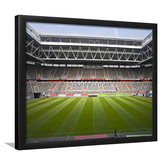 Merkur Spiel Arena, Stadium Canvas, Sport Art, Gift for him, Framed Art Print Wall Decor, Picture Framed