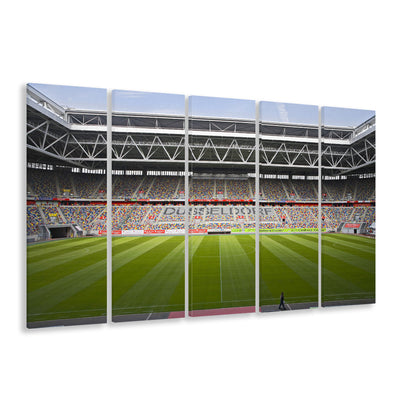 Merkur Spiel Arena, Stadium Canvas, Sport Art, 5 Panel B, Extra Large Canvas, Canvas Print Wall Art