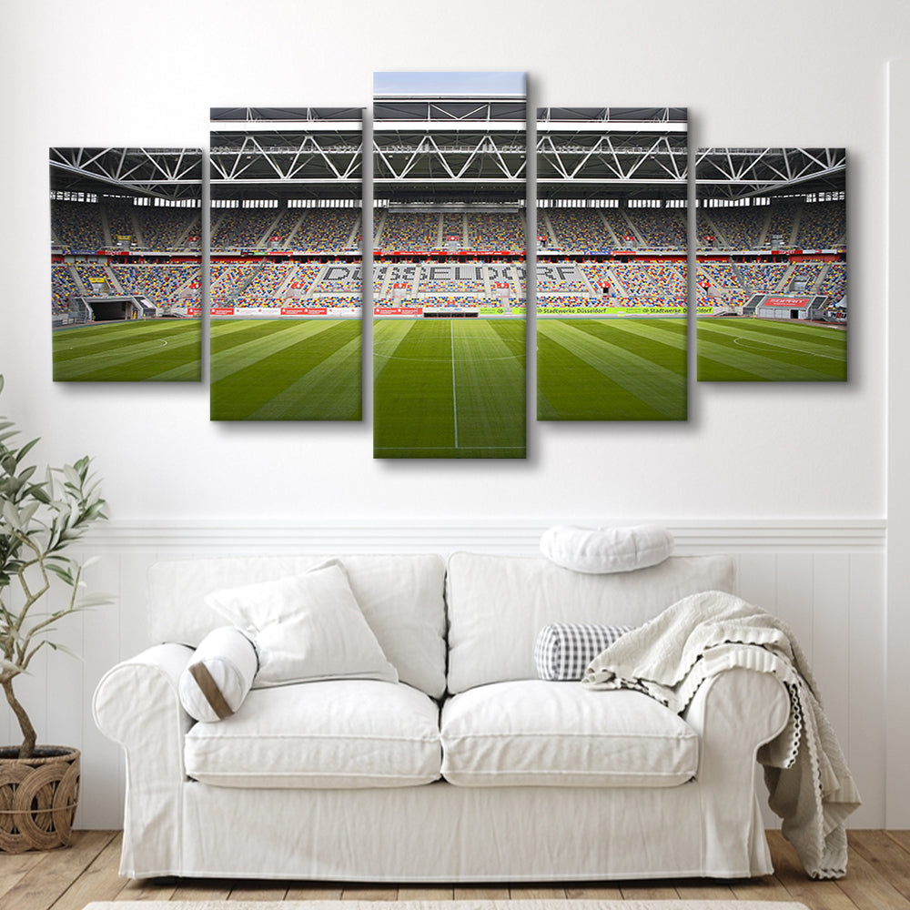 Merkur Spiel Arena, Stadium Canvas, Sport Art, Gift for him, 5 Panel, Large Canvas, Canvas Print Wall Art