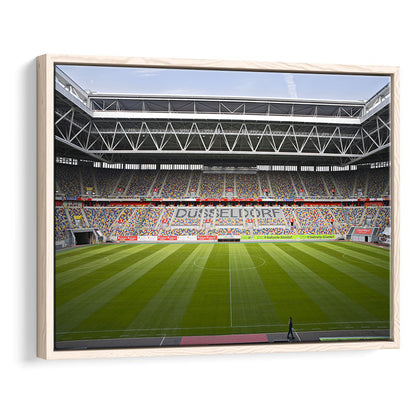 Merkur Spiel Arena, Stadium Canvas, Sport Art, Framed Canvas Print Wall Art, Floating Frame