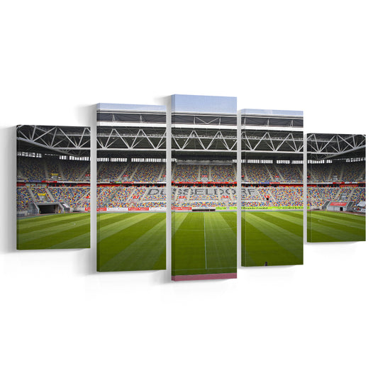 Merkur Spiel Arena, Stadium Canvas, Sport Art, Gift for him, 5 Panel, Large Canvas, Canvas Print Wall Art