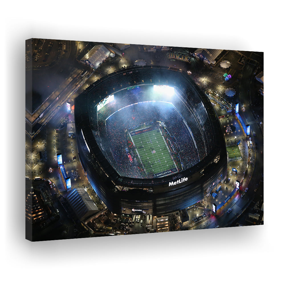 MetLife Stadium, Stadium Canvas, Sport Art, Gift for him, Man Cave Decor, Art Print, Canvas Print Wall Art