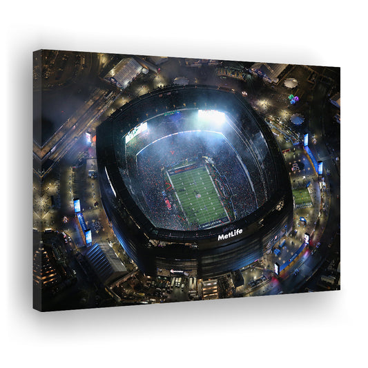 MetLife Stadium, Stadium Canvas, Sport Art, Gift for him, Man Cave Decor, Art Print, Canvas Print Wall Art