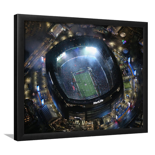 MetLife Stadium, Stadium Canvas, Sport Art, Gift for him, Framed Art Print Wall Decor, Picture Framed