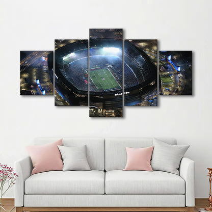 MetLife Stadium, Stadium Canvas, Sport Art, Gift for him, 5 Panel, Large Canvas, Canvas Print Wall Art