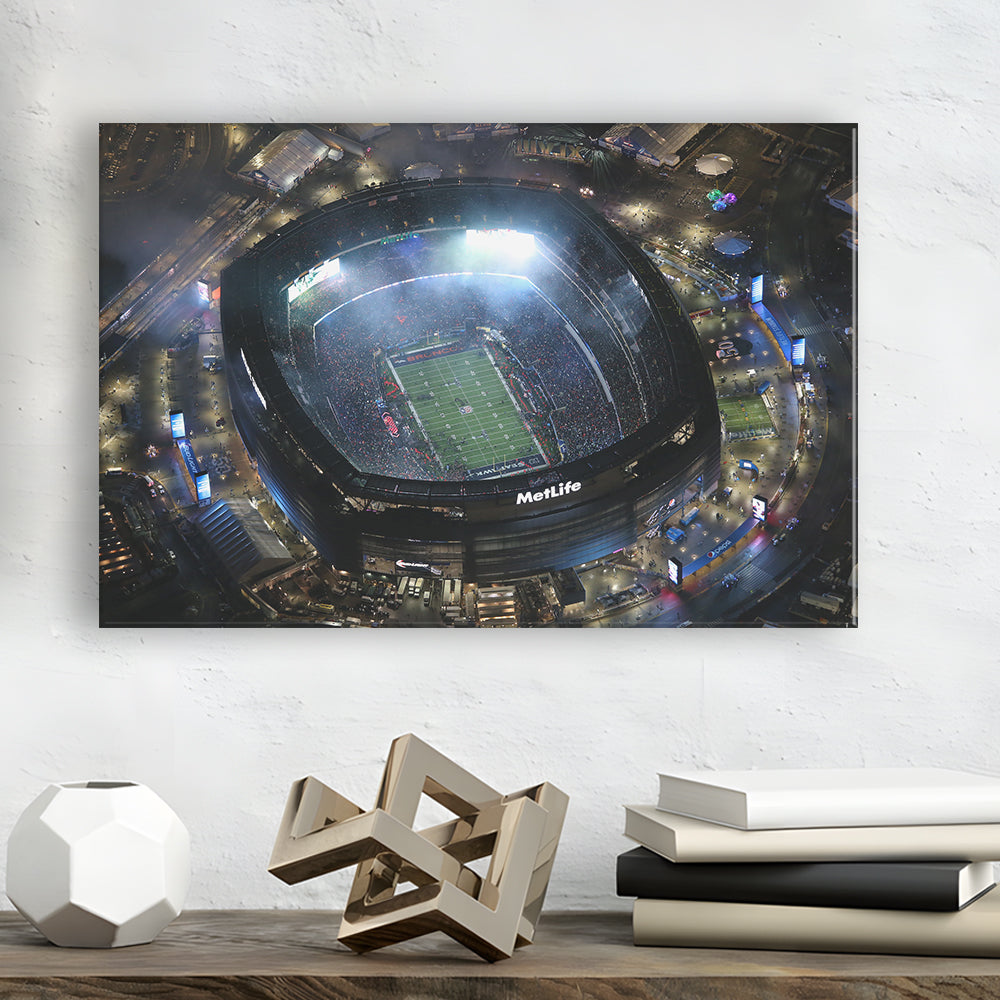 MetLife Stadium, Stadium Canvas, Sport Art, Gift for him, Man Cave Decor, Art Print, Canvas Print Wall Art