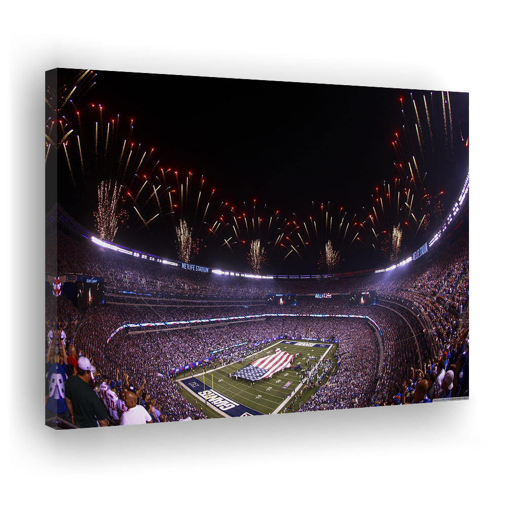 Metlife Stadium Giants, Stadium Canvas, Sport Art, Gift for him, Man Cave Decor, Art Print, Canvas Print Wall Art
