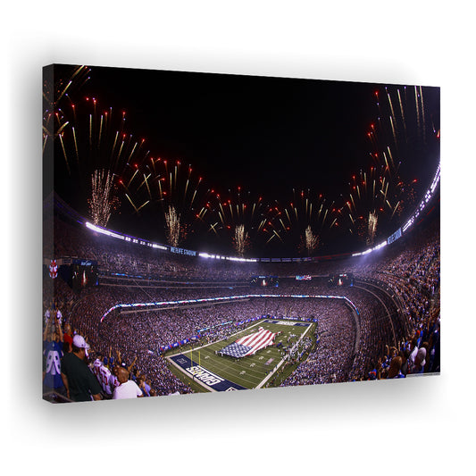 Metlife Stadium Giants, Stadium Canvas, Sport Art, Gift for him, Man Cave Decor, Art Print, Canvas Print Wall Art