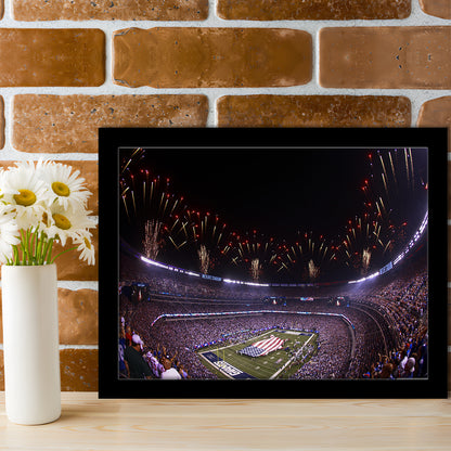 Metlife Stadium Giants, Stadium Canvas, Sport Art, Gift for him, Framed Art Print Wall Decor, Picture Framed