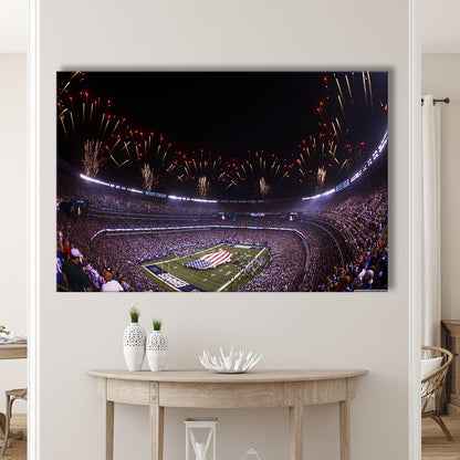 Metlife Stadium Giants, Stadium Canvas, Sport Art, Gift for him, Man Cave Decor, Art Print, Canvas Print Wall Art