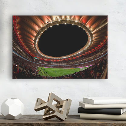 Metropolitano Stadium, Stadium Canvas, Sport Art, Gift for him, Man Cave Decor, Art Print, Canvas Print Wall Art