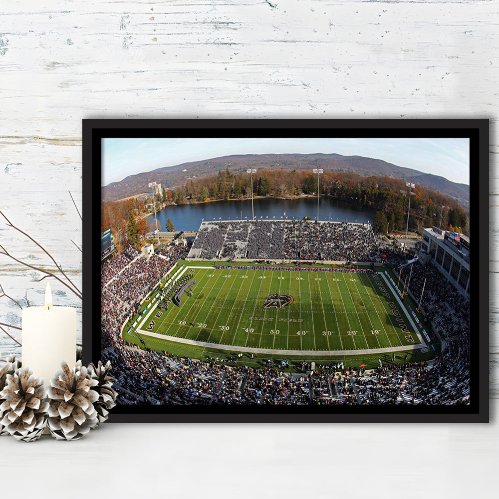 Michie Stadium, Stadium Canvas, Sport Art, Framed Canvas Print Wall Art, Floating Frame