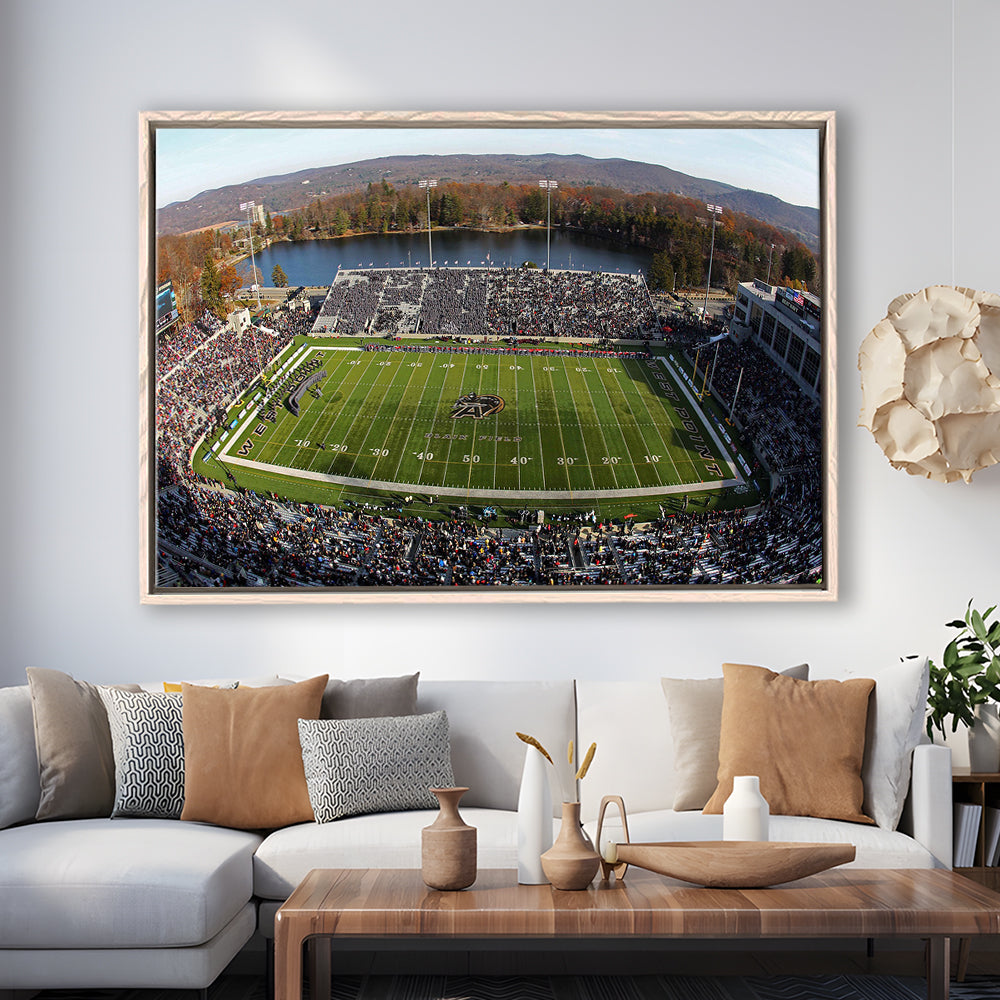 Michie Stadium, Stadium Canvas, Sport Art, Framed Canvas Print Wall Art, Floating Frame