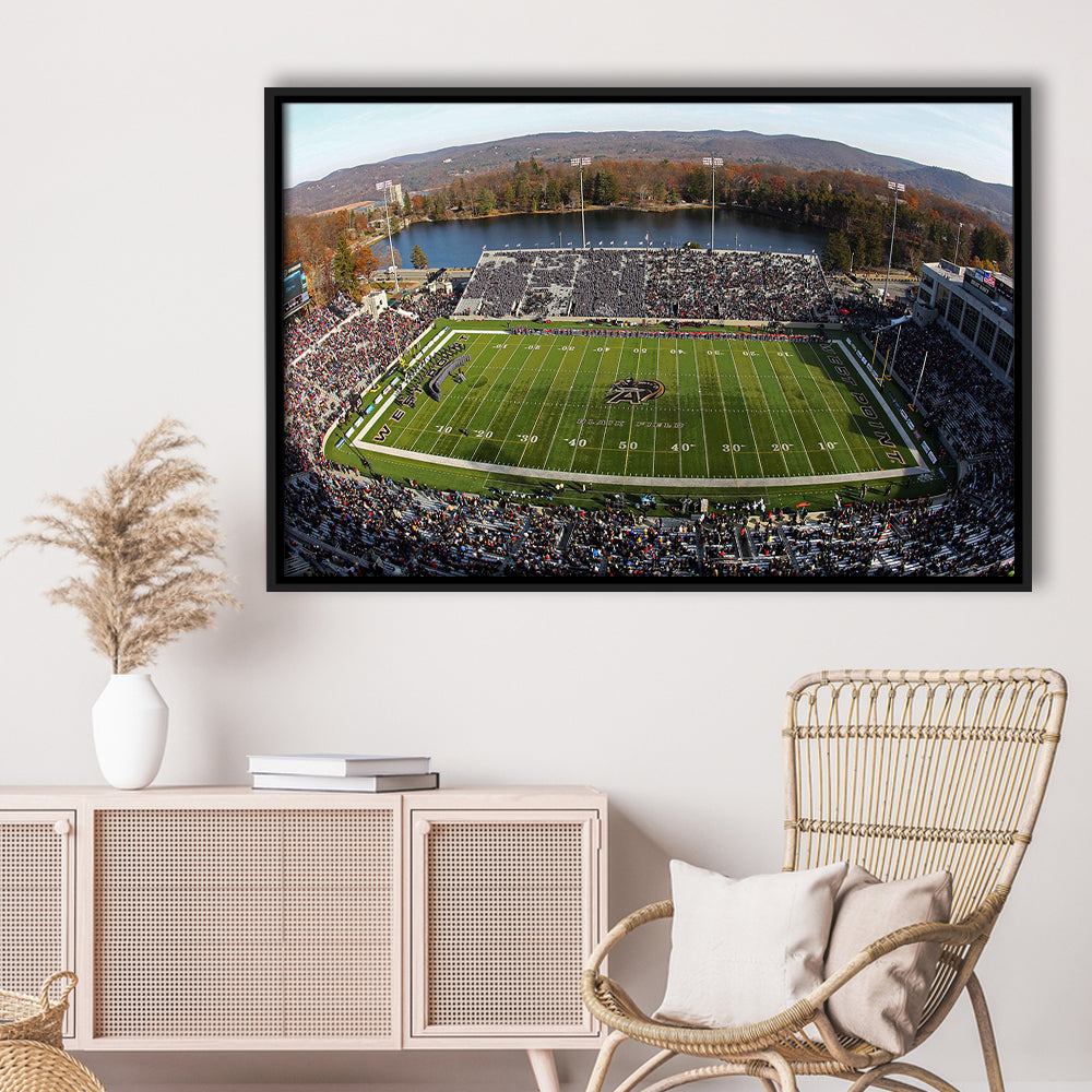 Michie Stadium, Stadium Canvas, Sport Art, Framed Canvas Print Wall Art, Floating Frame