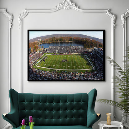 Michie Stadium, Stadium Canvas, Sport Art, Gift for him, Framed Art Print Wall Decor, Picture Framed