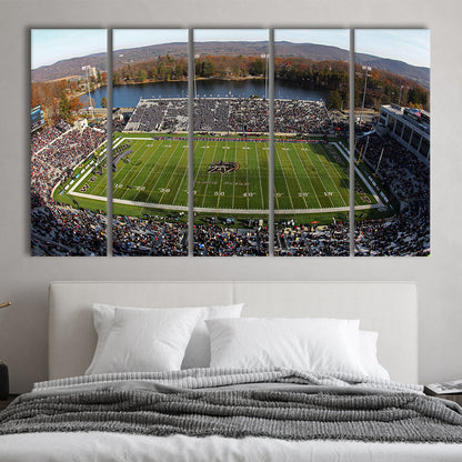Michie Stadium, Stadium Canvas, Sport Art, 5 Panel B, Extra Large Canvas, Canvas Print Wall Art